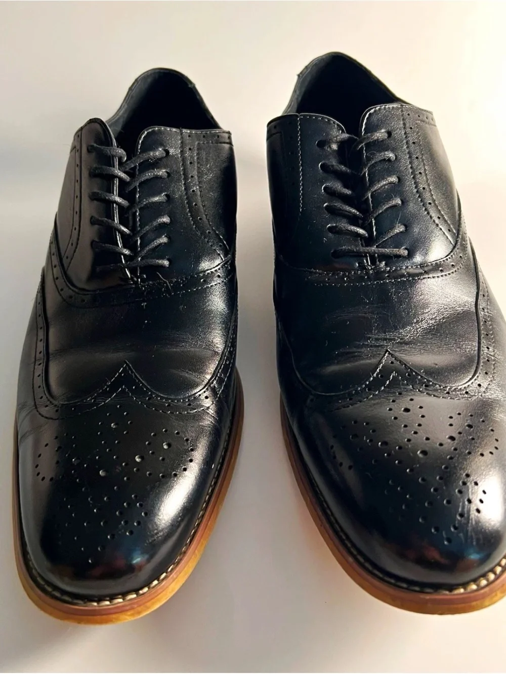 Stacy Adams Men’s Wingtip Oxford Classic Black – Sharp & Stylish, Size 13
